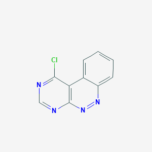 molecular formula C10H5ClN4 B3359900 1-Chloropyrimido[4,5-c]cinnoline CAS No. 87954-03-8
