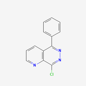 molecular formula C13H8ClN3 B3359917 8-Chloro-5-phenylpyrido[3,2-d]pyridazine CAS No. 87987-99-3