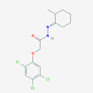 molecular formula C15H17Cl3N2O2 B335992 N'-(2-methylcyclohexylidene)-2-(2,4,5-trichlorophenoxy)acetohydrazide 