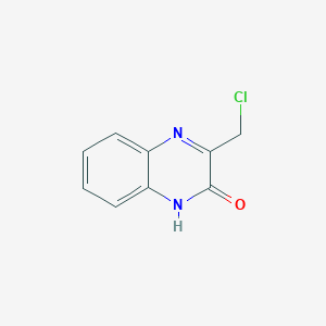 molecular formula C9H7ClN2O B3359943 2(1H)-Quinoxalinone, 3-(chloromethyl)- CAS No. 88051-14-3
