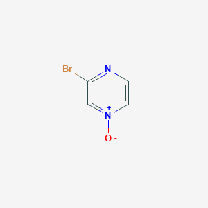 molecular formula C4H3BrN2O B3359965 3-Bromo-1-oxo-1lambda~5~-pyrazine CAS No. 88089-59-2