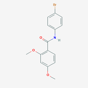 molecular formula C15H14BrNO3 B335998 N-(4-bromophenyl)-2,4-dimethoxybenzamide 