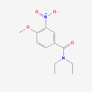 molecular formula C12H16N2O4 B335999 N,N-diethyl-4-methoxy-3-nitrobenzamide 
