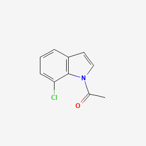 molecular formula C10H8ClNO B3360005 1-(7-Chloro-1H-indol-1-yl)ethan-1-one CAS No. 88150-28-1