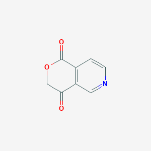 molecular formula C8H5NO3 B3360022 1H-Pyrano[4,3-c]pyridine-1,4(3H)-dione CAS No. 88234-86-0