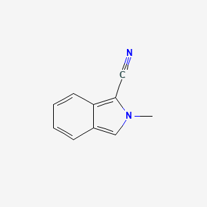 molecular formula C10H8N2 B3360038 2-methyl-2H-isoindole-1-carbonitrile CAS No. 88251-63-2