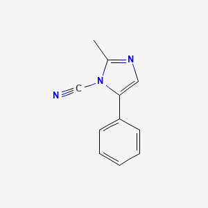 2-Methyl-5-phenyl-1H-imidazole-1-carbonitrile