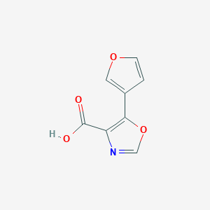 molecular formula C8H5NO4 B3360088 5-(Furan-3-yl)-1,3-oxazole-4-carboxylic acid CAS No. 88352-89-0