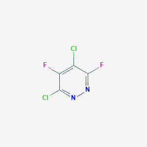 molecular formula C4Cl2F2N2 B3360269 3,5-Dichloro-4,6-difluoropyridazine CAS No. 88692-16-4