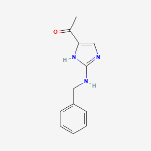 Ethanone, 1-[2-[(phenylmethyl)amino]-1H-imidazol-4-yl]-