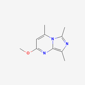 molecular formula C10H13N3O B3360394 2-Methoxy-4,6,8-trimethylimidazo[1,5-a]pyrimidine CAS No. 88875-20-1