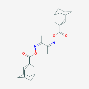 molecular formula C26H36N2O4 B336045 2,3-butanedione bis[O-(1-adamantylcarbonyl)oxime] 