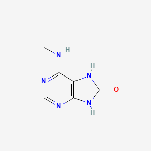 8H-Purin-8-one, 1,7-dihydro-6-(methylamino)-