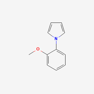 molecular formula C11H11NO B3360521 1H-Pyrrole, 1-(2-methoxyphenyl)- CAS No. 89096-73-1
