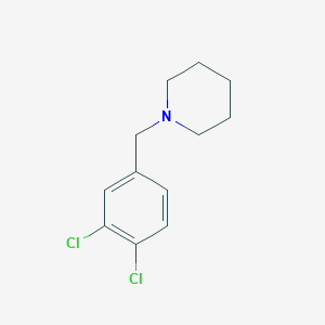 molecular formula C12H15Cl2N B3360524 1-(3,4-Dichlorobenzyl)piperidine CAS No. 891401-64-2