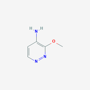 molecular formula C5H7N3O B3360549 3-Methoxypyridazin-4-amine CAS No. 89179-63-5