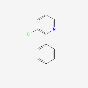 molecular formula C12H10ClN B3360564 3-Chloro-2-(4-methylphenyl)pyridine CAS No. 892482-36-9
