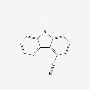 molecular formula C14H10N2 B3360637 9-Methyl-9H-carbazole-4-carbonitrile CAS No. 89369-27-7