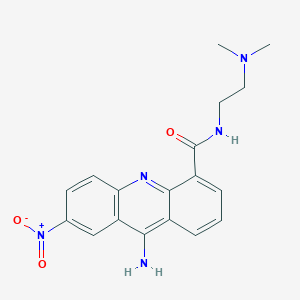 9-Amino-N-[2-(dimethylamino)ethyl]-7-nitroacridine-4-carboxamide