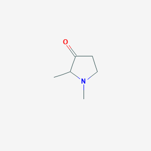 molecular formula C6H11NO B3360697 1,2-Dimethylpyrrolidin-3-one CAS No. 89531-03-3