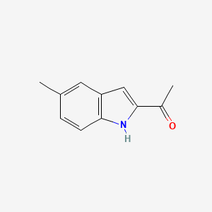 molecular formula C11H11NO B3360728 Ethanone, 1-(5-methyl-1H-indol-2-yl)- CAS No. 89671-81-8