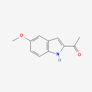 molecular formula C11H11NO2 B3360739 1-(5-甲氧基-1H-吲哚-2-基)乙酮 CAS No. 89671-85-2