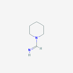 molecular formula C6H12N2 B3360769 1-(Piperidin-1-yl)methanimine CAS No. 89749-47-3