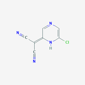 Propanedinitrile, (6-chloro-2(1H)-pyrazinylidene)-