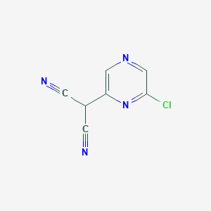 Propanedinitrile, (6-chloropyrazinyl)-