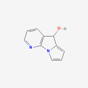 5H-Pyrido[3,2-b]pyrrolizin-5-ol