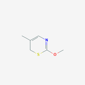 molecular formula C6H9NOS B3360875 2-Methoxy-5-methyl-6H-1,3-thiazine CAS No. 89996-48-5