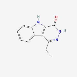1-Ethyl-2,3-dihydro-4H-pyridazino[4,5-b]indol-4-one