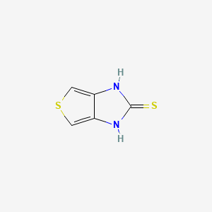 molecular formula C5H4N2S2 B3360902 1H-Thieno[3,4-d]imidazole-2(3H)-thione CAS No. 90070-09-0