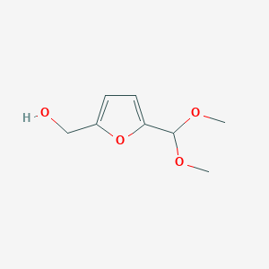 molecular formula C8H12O4 B3360924 2-Furanmethanol, 5-(dimethoxymethyl)- CAS No. 90200-14-9