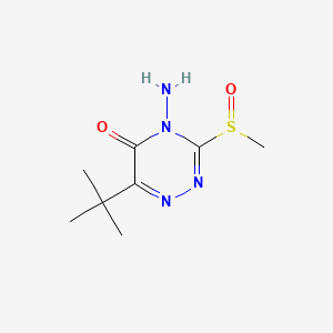 4-Amino-6-tert-butyl-3-methylsulfinyl-1,2,4-triazin-5-one