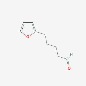 molecular formula C9H12O2 B3360991 5-(Furan-2-YL)pentanal CAS No. 90534-35-3