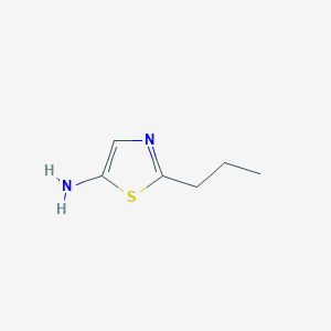 molecular formula C6H10N2S B3361001 2-Propylthiazol-5-amine CAS No. 906670-43-7