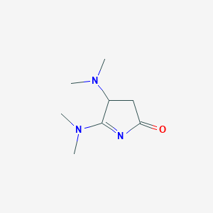 2H-Pyrrol-2-one, 4,5-bis(dimethylamino)-3,4-dihydro-