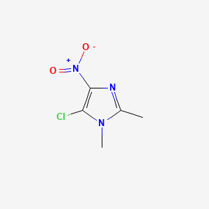 molecular formula C5H6ClN3O2 B3361059 5-氯-1,2-二甲基-4-硝基-1H-咪唑 CAS No. 91027-93-9