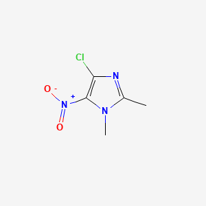 molecular formula C5H6ClN3O2 B3361063 4-Chloro-1,2-dimethyl-5-nitro-1H-imidazole CAS No. 91027-94-0