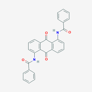molecular formula C28H18N2O4 B033611 1,5-Dibenzamidoanthraquinone CAS No. 82-18-8