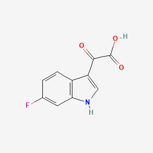 molecular formula C10H6FNO3 B3361116 2-(6-Fluoro-3-indolyl)-2-oxoacetic Acid CAS No. 913320-98-6