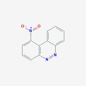 molecular formula C12H7N3O2 B3361124 1-Nitrobenzo[C]cinnoline CAS No. 91353-89-8