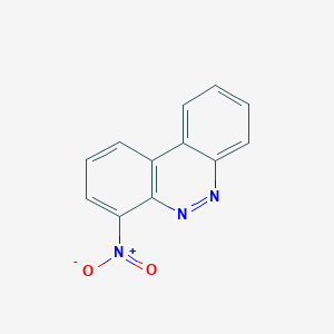 molecular formula C12H7N3O2 B3361127 4-Nitrobenzo[C]cinnoline CAS No. 91353-90-1
