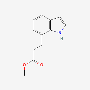 molecular formula C12H13NO2 B3361156 Methyl 3-(1H-indol-7-yl)propanoate CAS No. 915377-39-8