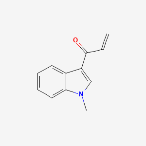 2-Propen-1-one, 1-(1-methyl-1H-indol-3-yl)-