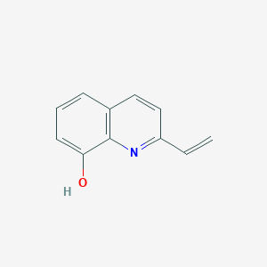 molecular formula C11H9NO B3361177 8-Quinolinol, 2-ethenyl- CAS No. 91575-51-8