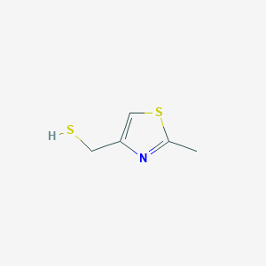 molecular formula C5H7NS2 B3361178 (2-Methylthiazol-4-yl)methanethiol CAS No. 91615-65-5