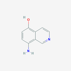 molecular formula C9H8N2O B3361191 8-Aminoisoquinolin-5-ol CAS No. 91668-45-0