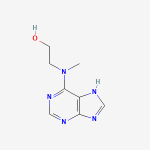 molecular formula C8H11N5O B3361199 2-[methyl(7H-purin-6-yl)amino]ethanol CAS No. 91735-33-0